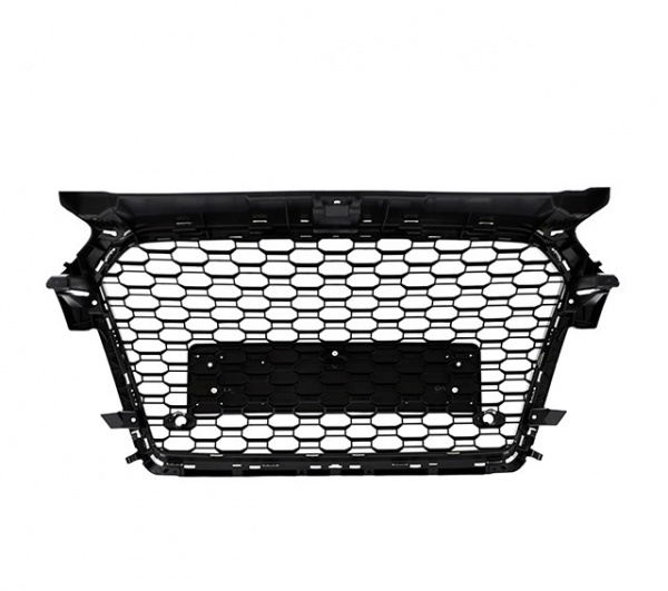 Upgrade Sportgrill / Kühlergrill für Audi A1 (8X) Facelift 15 Hochglanz schwarz