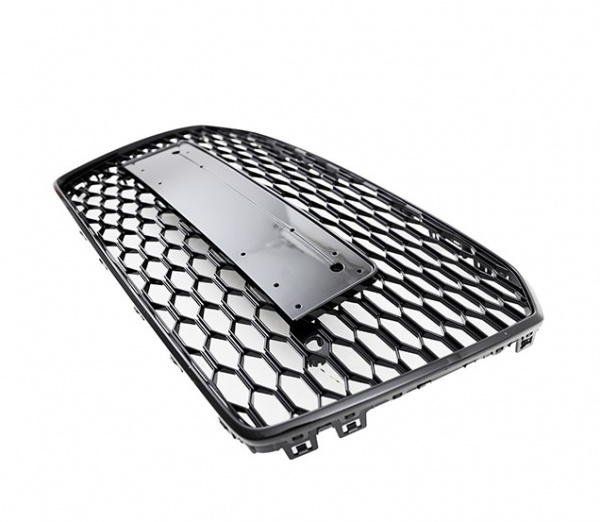 Upgrade Sportgrill / Kühlergrill Audi A6 4G (C7) Facelift Hochglanz schwarz in Wabengitter Design 14-18