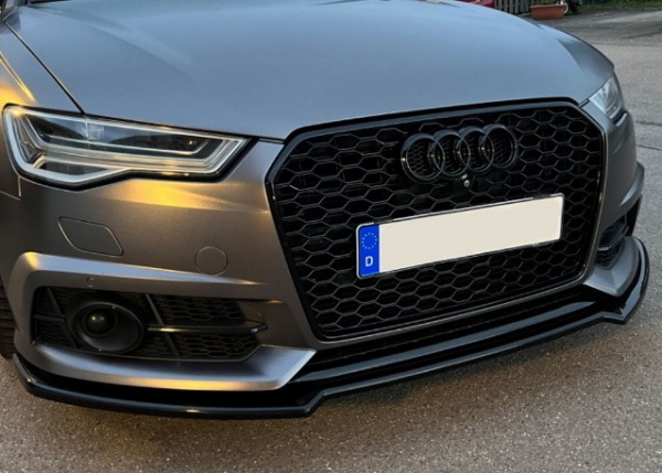 Upgrade Sportgrill / Kühlergrill Audi A6 4G (C7) Facelift Hochglanz schwarz in Wabengitter Design 14-18