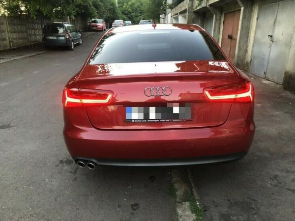 LED Lightbar Design Rückleuchten für Audi A6 4G (C7) Limousine 11-14 rot/klar mit dynamischem Blinker
