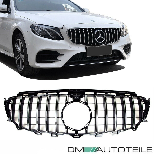 Kühlergrill Chrom passt für Mercedes E-Klasse W213 S213 C238 A238 ab 2016 Sport-Panamericana GT