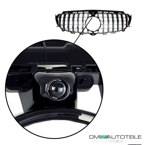 Kühlergrill Chrom passt für Mercedes E-Klasse W213 S213 C238 A238 ab 2016 Sport-Panamericana GT