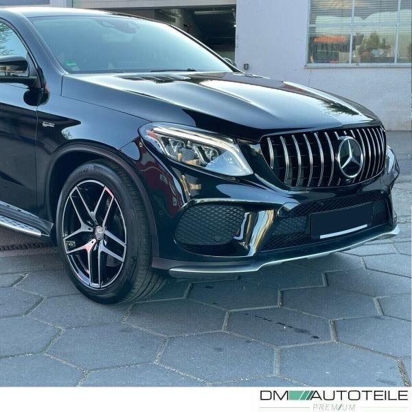 Kühlergrill Schwarz Chrom passend für Mercedes GLE C292 Coupe ab bj. 2015 auf Sport-Panamericana GT