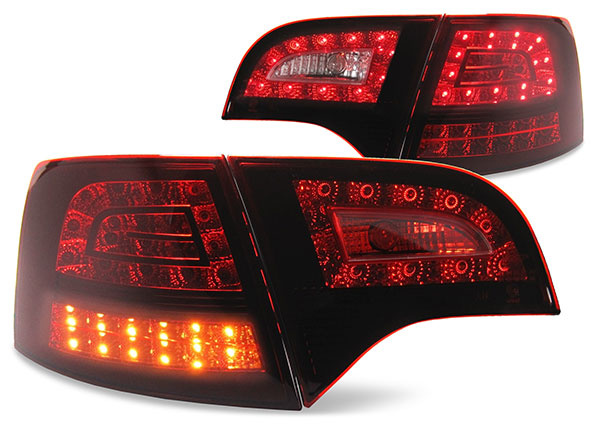 LED Upgrade Design Rückleuchten für Audi A4 B7 (8E) Avant 04-08 rot/rauch