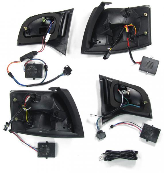 LED Upgrade Design Rückleuchten für Audi A4 B7 (8E) Avant 04-08 rot/rauch