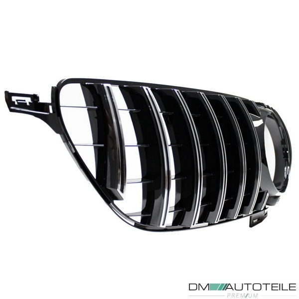 Kühlergrill Chrom passt für Mercedes GLE (ML) W166 Baujahr 2015-2018 Umrüstung auf Panamericana GT