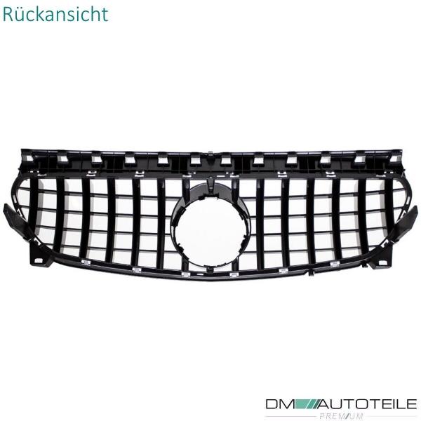 Kühlergrill Chrom Schwarz passend für Mercedes CLA W117 ab 2016 (Mopf) auf Sport-Panamericana GT