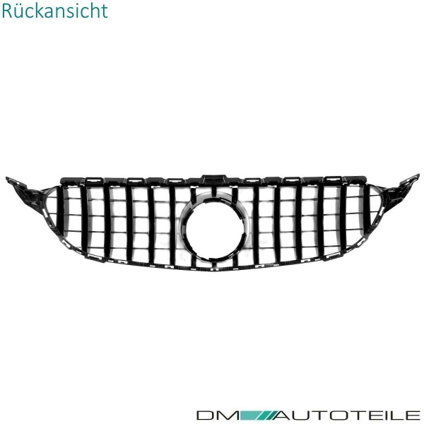 Kühlergrill Grill Schwarz Chrom passt für Mercedes S205 W205 14-18 auf Sport Panamericana GT