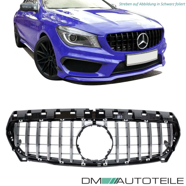 Kühlergrill Chrom passend für Mercedes CLA W117 bj 13-16 auch A45 AMG auf GT Sport- Panamericana