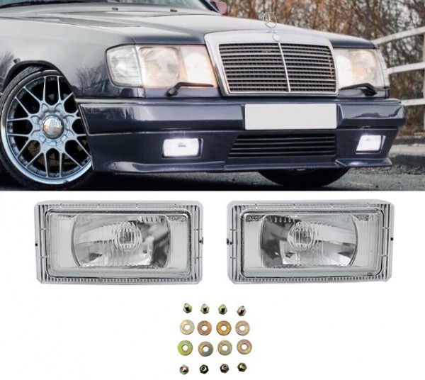 Klassik Design Nebelscheinwerfer für Mercedes Benz E-Klasse W124 /S124 /C124/A124 85-95
