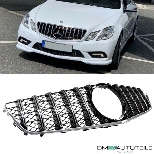 Kühlergrill Chrom passt für Mercedes E-Klasse W207 Coupe Cabrio 09-13 auf Sport-Panamericana GT