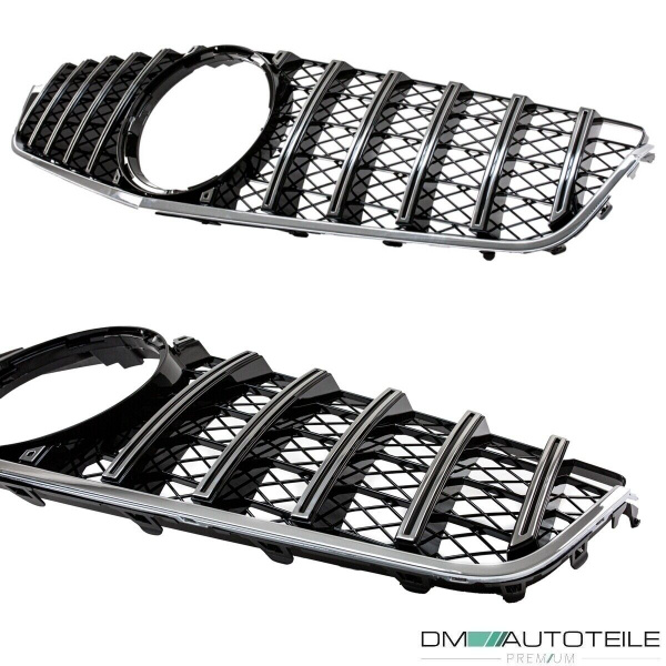 Kühlergrill Chrom passt für Mercedes E-Klasse W207 Coupe Cabrio 09-13 auf Sport-Panamericana GT