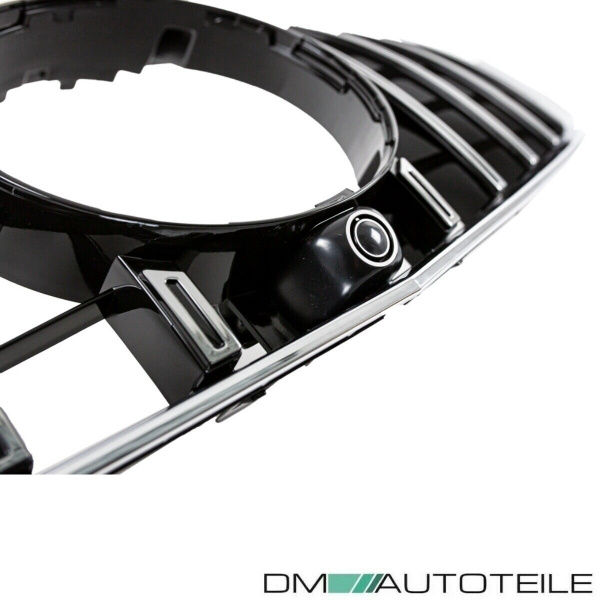 Kühlergrill Chrom Schwarz passend für Mercedes E-Klasse Coupe C207 A207 Mopf 13-17 auf Sport-Panamericana