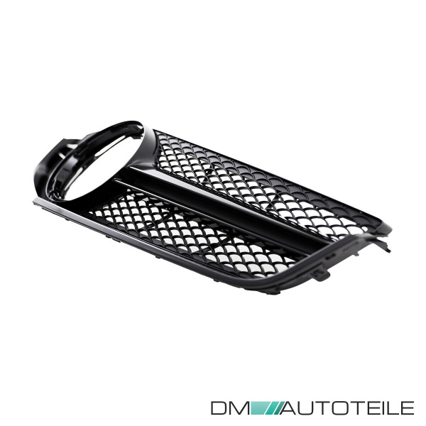 Kühlergrill Komplett Schwarz passt für Mercedes E-Klasse Coupe Cabrio W207 nicht für AMG E63 ab Bj 09-13