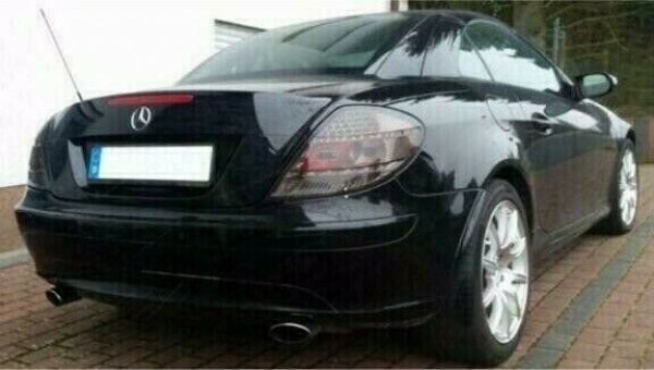 LED Upgrade Design Rückleuchten für Mercedes Benz SLK R171 04-11 schwarz/rauch mit LED Nebelschlußlicht