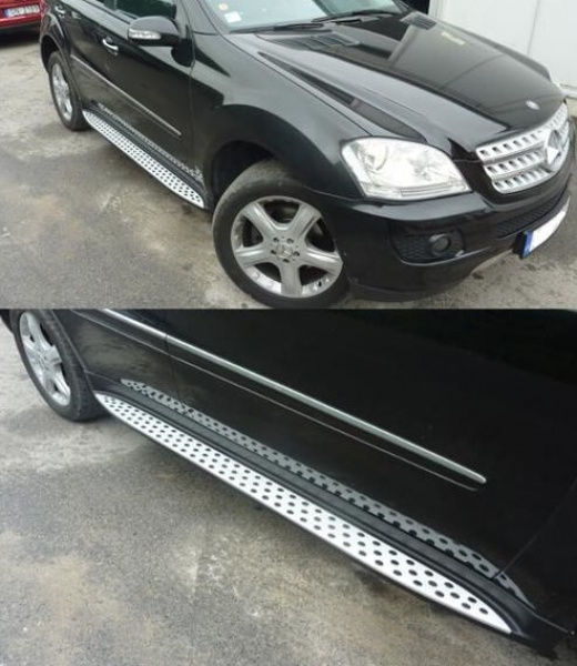 Upgrade Design Trittbretter / Einstiegsleisten für Mercedes Benz ML W164 05-11 mit ABE