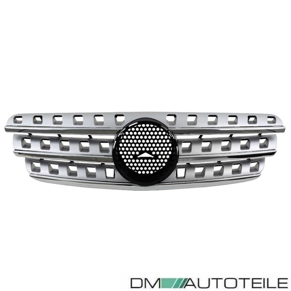 Mercedes ML W163 Kühlergrill Chrom Silber W164 Optik 98-05