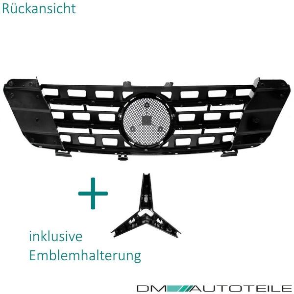 Kühlergrill Schwarz hochglanz + Chrom passend für Mercedes ML W164 05-08 Vormopf