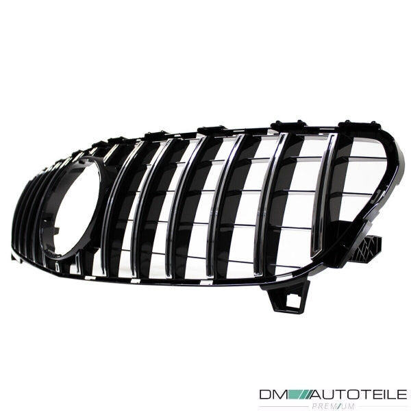 Facelift Kühlergrill Chrom Schwarz passend für Mercedes A-Klasse W176 Mopf 2015-2019 auf Sport -Panamericana GT