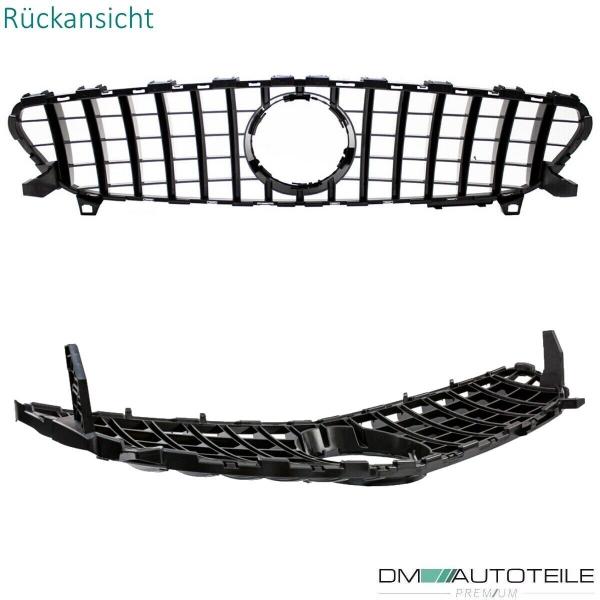Facelift Kühlergrill Chrom Schwarz passend für Mercedes A-Klasse W176 Mopf 2015-2019 auf Sport -Panamericana GT