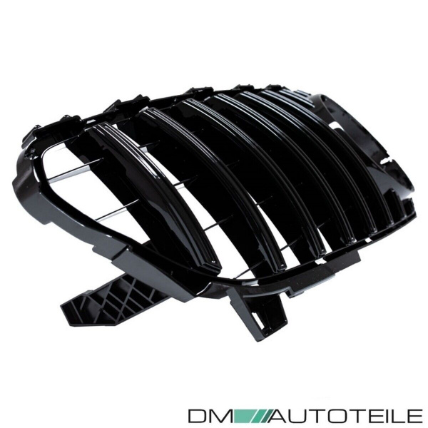 Facelift Kühlergrill Komplett Schwarz passend für Mercedes A-Klasse W176 Mopf 2015-2019 auf Sport -Panamericana GT