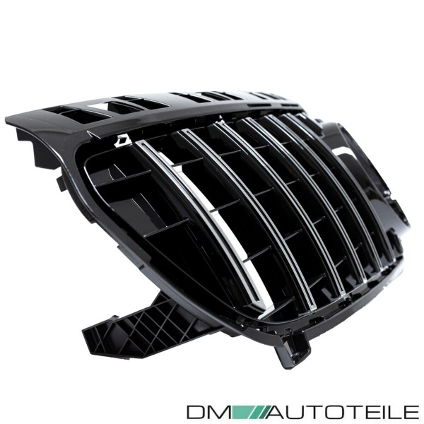 Kühlergrill Schwarz Chrom passt für Mercedes A-Klasse W176 Vorfacelift 12-15 auf Sport Panamericana GT