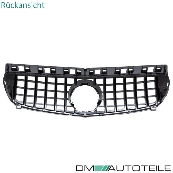 Umbau Sport Kühlergrill Schwarz passend für Mercedes W176 Vor Mopf 12-15 auf Panamericana GT