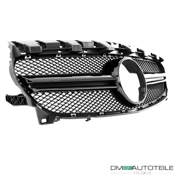 Sport Kühlergrill Schwarz Glanz passt für Mercedes CLA Mopf W117 C117 X117 16-19