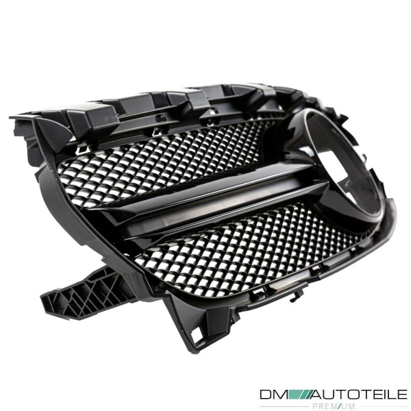 Sport Kühlergrill Schwarz Glanz passt für Mercedes CLA Mopf W117 C117 X117 16-19