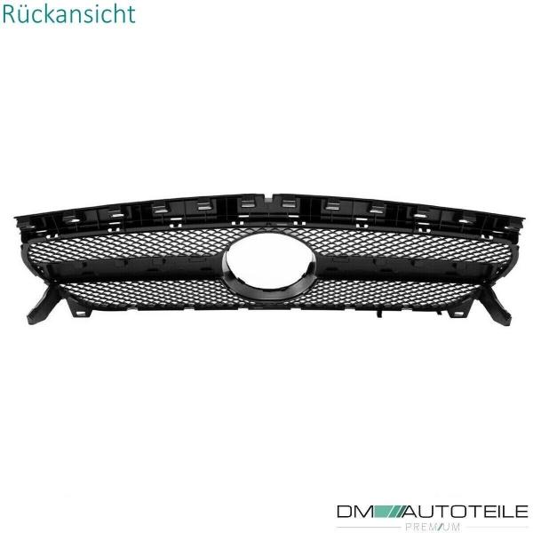 Sport Kühlergrill Schwarz Glanz passt für Mercedes CLA Mopf W117 C117 X117 16-19