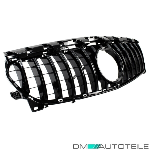 Kühlergrill schwarz passt für Mercedes CLA 117 Mopf 16-19 auf Sport-Panamericana GT