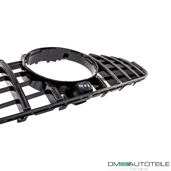 Kühlergrill Schwarz Glanz passend für Mercedes E C207 A207 Mopf 13-17 auf Sport-Panamericana GT