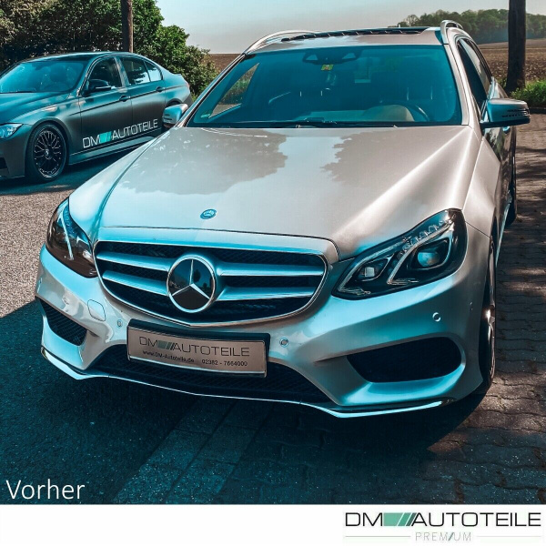 Kühlergrill Chrom passt für Mercedes E Klasse W212 S212 ab 13-16 auf Sport-Panamericana GT