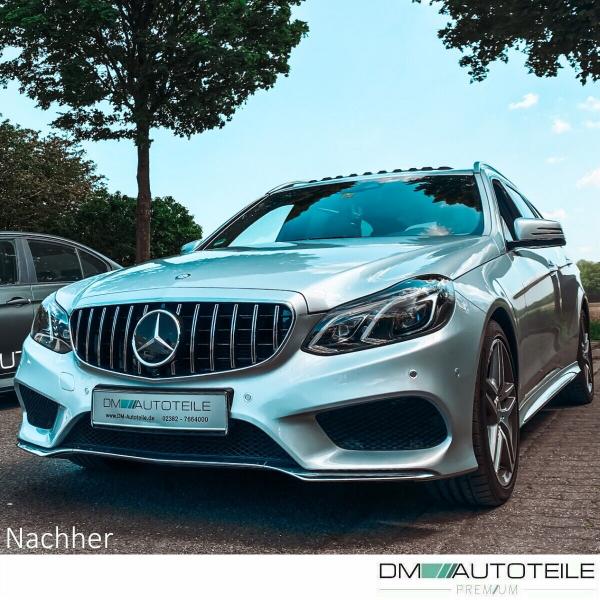 Kühlergrill Chrom passt für Mercedes E Klasse W212 S212 ab 13-16 auf Sport-Panamericana GT