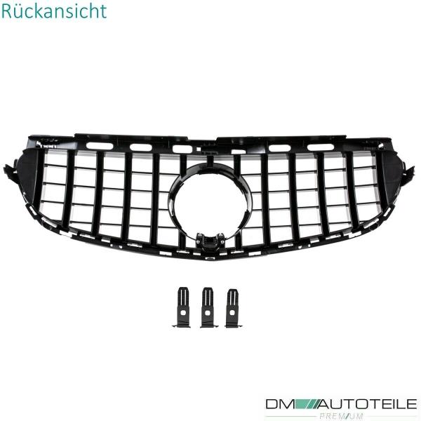 Kühlergrill Schwarz passt für Mercedes E-Klasse W212 S212 ab 2013-216 auf Sport-Panamericana GT