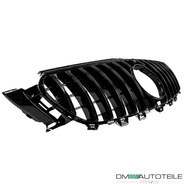 Sport Kühlergrill Schwarz passt für Mercedes E Klasse W213 S213 C238 A238 + Kamera auf Panamericana GT
