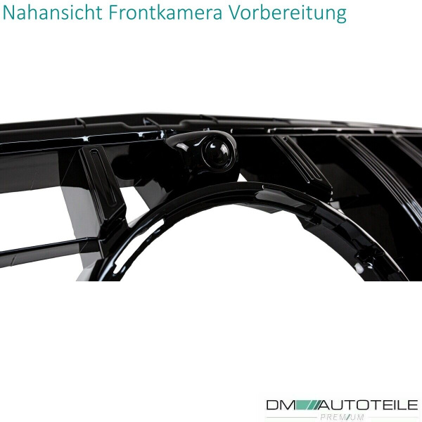 Sport Kühlergrill Schwarz passt für Mercedes E Klasse W213 S213 C238 A238 + Kamera auf Panamericana GT