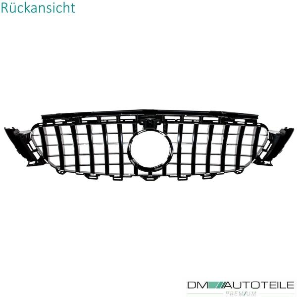 Sport Kühlergrill Schwarz passt für Mercedes E Klasse W213 S213 C238 A238 + Kamera auf Panamericana GT