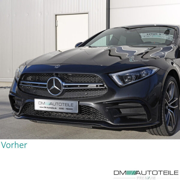 Kühlergrill Chrom passt für Mercedes C257 CLS Bj ab 2018 auch Kamera auf Sport-Panamericana GT