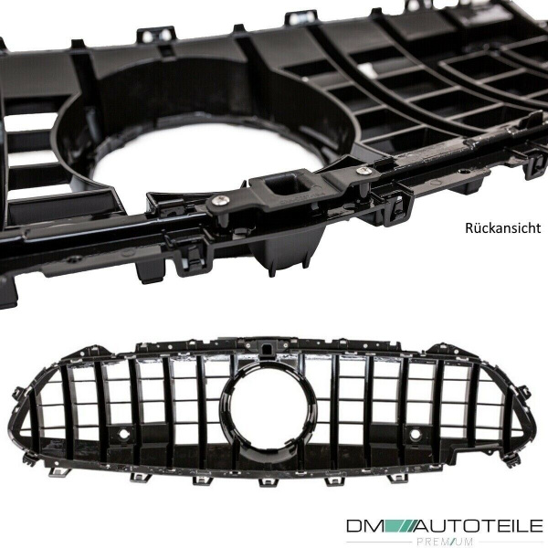 Kühlergrill Schwarz passt für Mercedes CLS C257 auch Kamera + PDC ab 2018 auf Sport-Panamericana GT