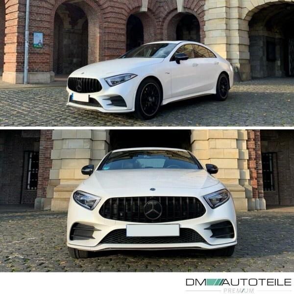 Kühlergrill Schwarz passt für Mercedes CLS C257 auch Kamera + PDC ab 2018 auf Sport-Panamericana GT