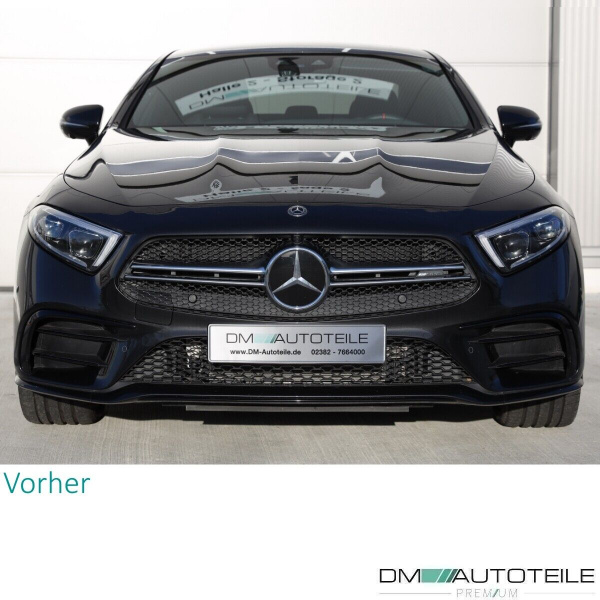 Kühlergrill Chrom passt für Mercedes CLS C257 auch Kamera auf Sport-Panamericana GT
