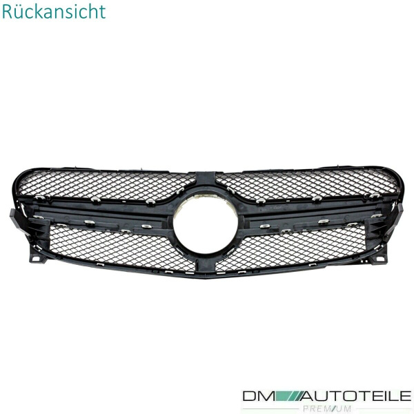 Sport Kühlergrill Silber Alu Matt passt für Mercedes GLA X156 ab 13-16 nicht AMG