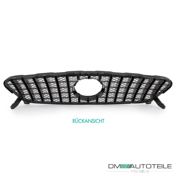 Kühlergrill Chrom Schwarz passt für Mercedes GLA X156 13-16 auf Sport-Panamericana GT