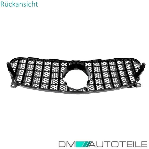 Kühlergrill Schwarz Glanz passt für Mercedes GLA X156 Bj 14-16 auf Sport-Panamericana GT