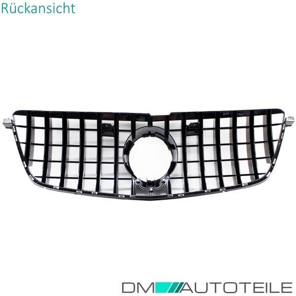 Kühlergrill Schwarz passt für Mercedes GL X166 12-15 + Kamera auf Sport-Panamericana GT