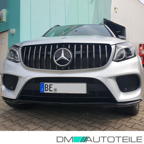 Kühlergrill Chrom für Kamera passt für Mercedes GLS X166 Mopf ab 2015 auf Sport-Panamericana GT