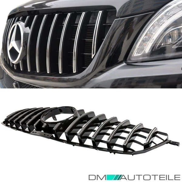 Kühlergrill Schwarz Chrom passt für Mercedes ML-Klasse W166 Bj 11-14 auf Facelift Sport-Panamericana GT