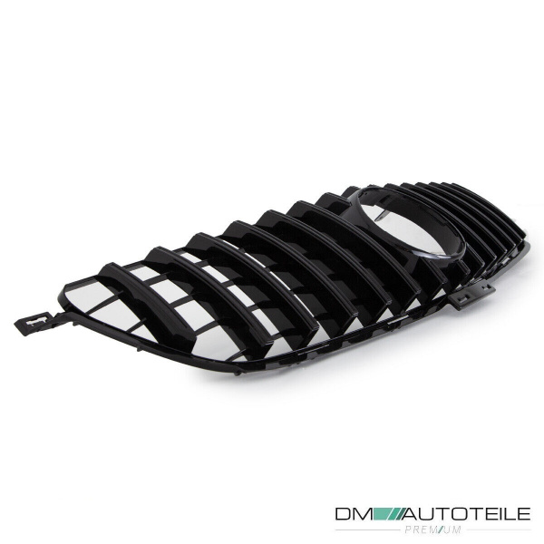 Kühlergrill Schwarz glanz passt für Mercedes ML-Klasse W166 ab 11-15 auf Sport-Panamericana GT