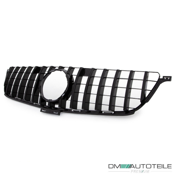 Kühlergrill Schwarz glanz passt für Mercedes ML-Klasse W166 ab 11-15 auf Sport-Panamericana GT